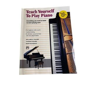 Teach Yourself to Play Piano Book Palmer Manus Book Alfred